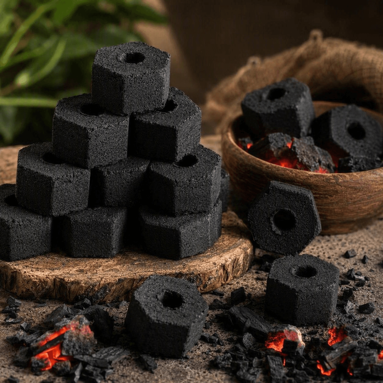 Barbeque Charcoal Briquettes